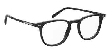 Premium Men 7th Street Eyeglasses: A 086 - Black - SpecSMART Eye Clinic (Diagonal View)